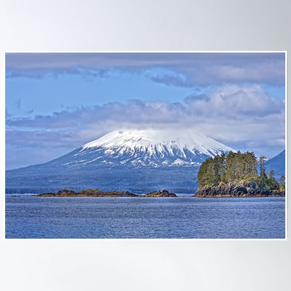 Sitka, Alaska Poster Wall Art, Modern Wall Decor, 8x12 UNFRAMED