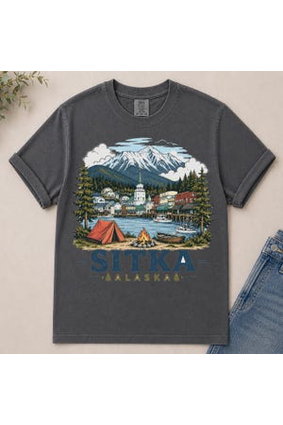Sitka Alaska Shirt, Alaska Travel Shirt, Sitka Alaska Tee, Alaska Cruise Shirt, Alaska Hoodie, Travel Gift, Souvenir