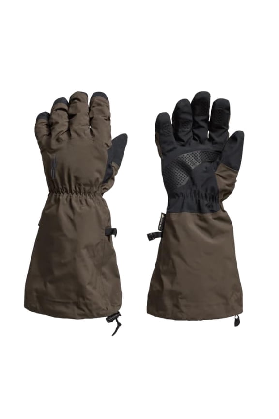 Sitka Blizzard Pro GTX Hiking Gloves, Waterproof 3-Layer GORE-TEX, PrimaLoft Gold Insulation, Removable Fleece Liner, Earth, Medium