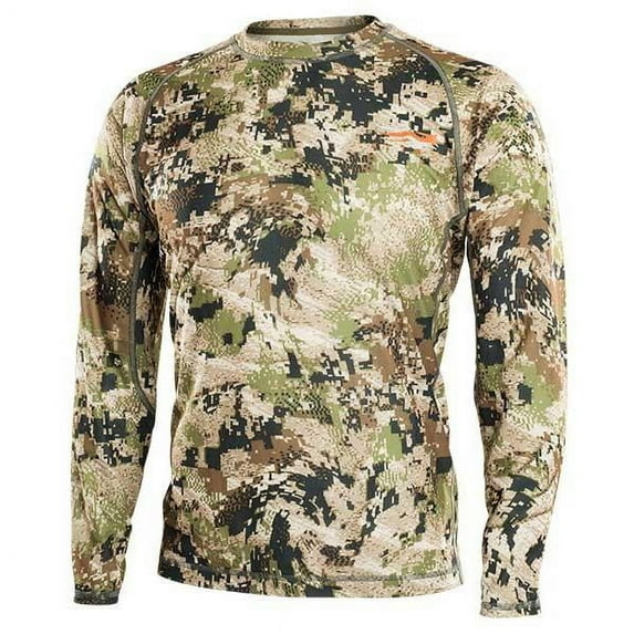 Sitka CORE Lightweight Crew Long Sleeve Shirt, Optifade Subalpine, Quick-Dry, Odor Control, Large Tall (10064-SA-LT)