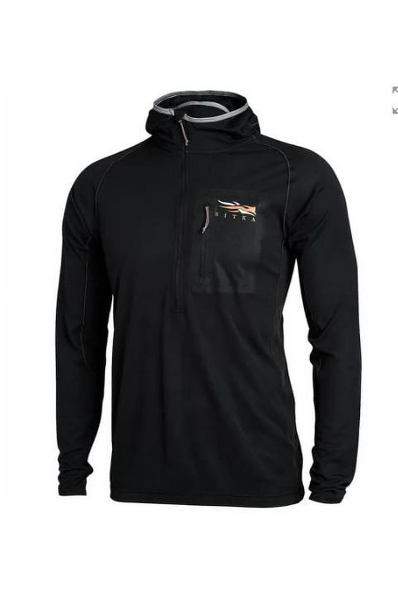 Sitka CORE Lt Wt Hoody Sitka Black XXX Large 10066-BK-3XL