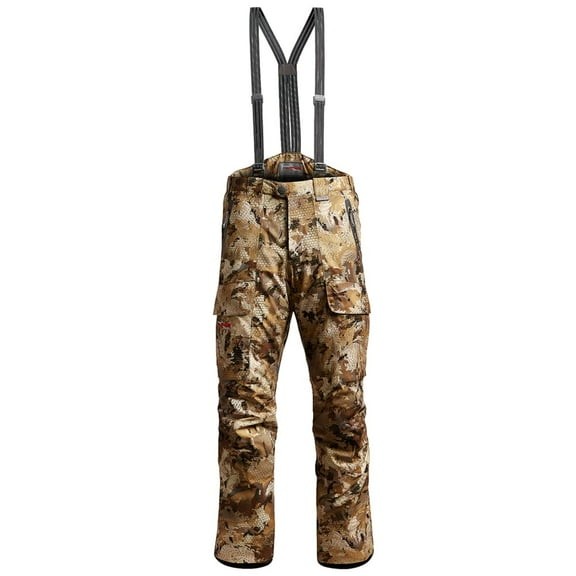 Sitka Gear Boreal AeroLite Bib, Optifade Waterfowl, GORE-TEX, PrimaLoft Insulation, Waterproof, Breathable, Reinforced Seat, XXX Large (30080-WL-3XL)