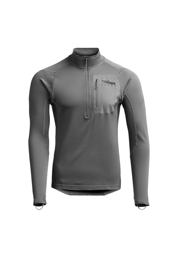 CORE Midweight Zip-T Hiking Shirt, Woodsmoke, XXX-Large, Durable Outdoor Apparel (10068-WS-3XL)