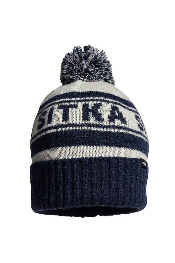 POM Cuffed Knit Beanie Porcelain One Size Fits All (20297-PRC-OSFA)