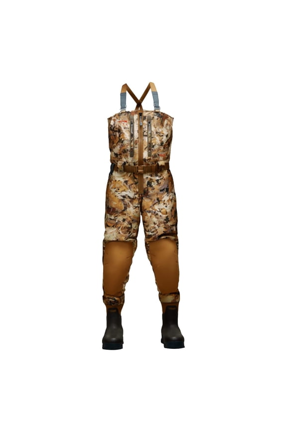 Waterfowl Marsh Delta Zip Wader, XX Large, Size 10 Boot, Camouflage, Durable Fishing Wader (600238-WL-XXL-10)