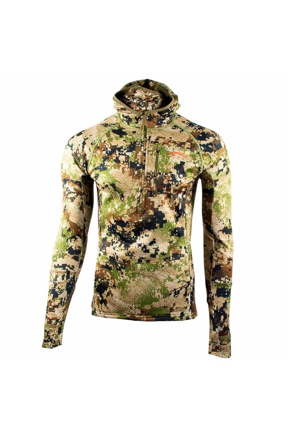 Women's Fanatic Hoody, Optifade Subalpine, X-Large, Micro-Grid Fleece, Built-In Face Mask, Kangaroo Pocket, Polyester/Spandex (70021-SA-XL)