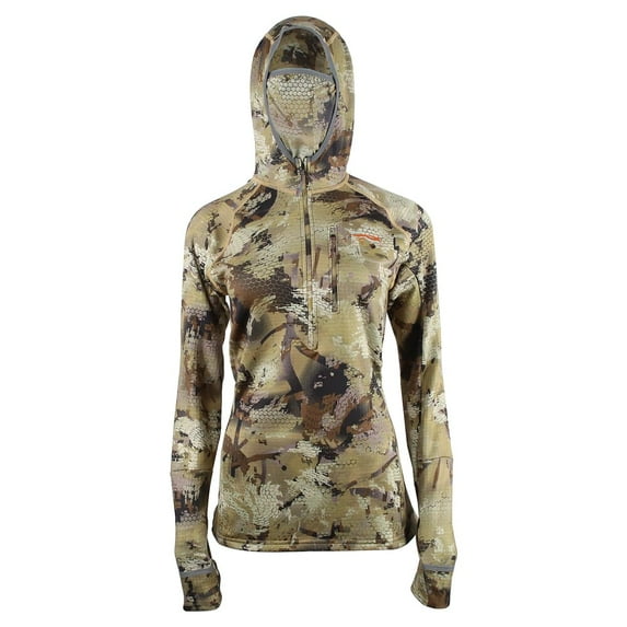 Sitka Gear Women's Fanatic Hoody, Optifade Waterfowl Marsh, X-Large, Camouflage Hunting Apparel (70021-WL-XL)