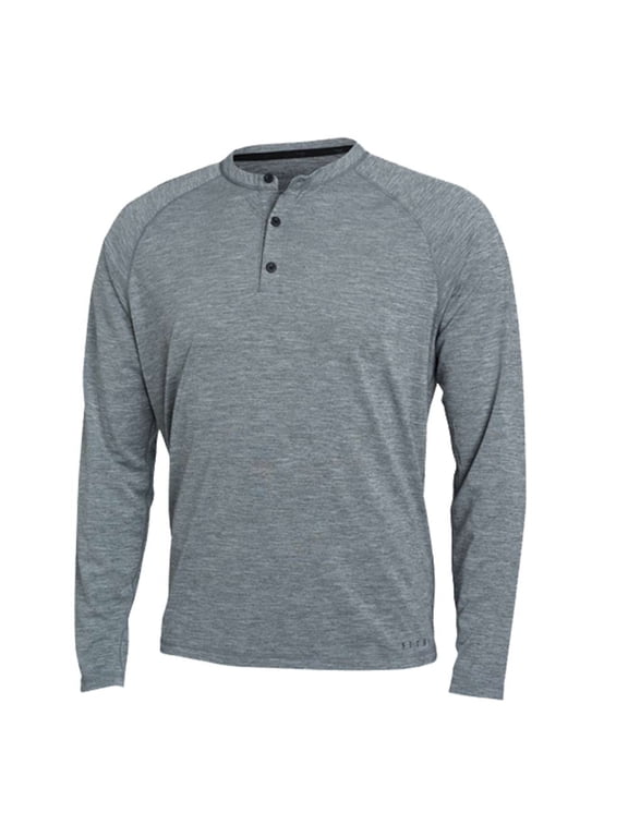 Sitka Hanger Henley Long Sleeve, Lead | Spandex/Polyester