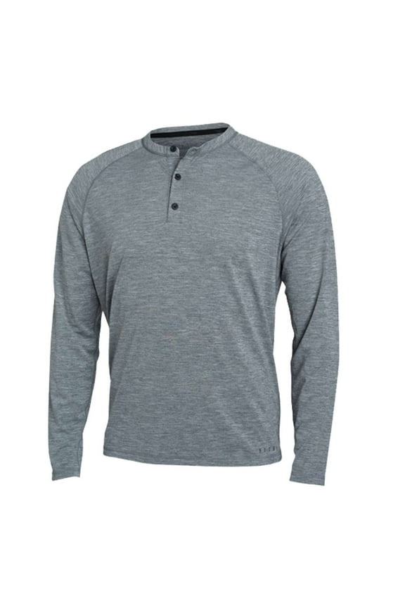 Sitka Hanger Henley Long Sleeve, Lead | Spandex/Polyester