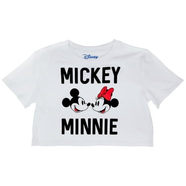 Sittin Min Red Disney Jr Ladies Crop Top
