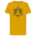 thumbnail image 1 of Sitting Buddha Statue Mandala Tee Men's -Image by Shutterstock, 1 of 1