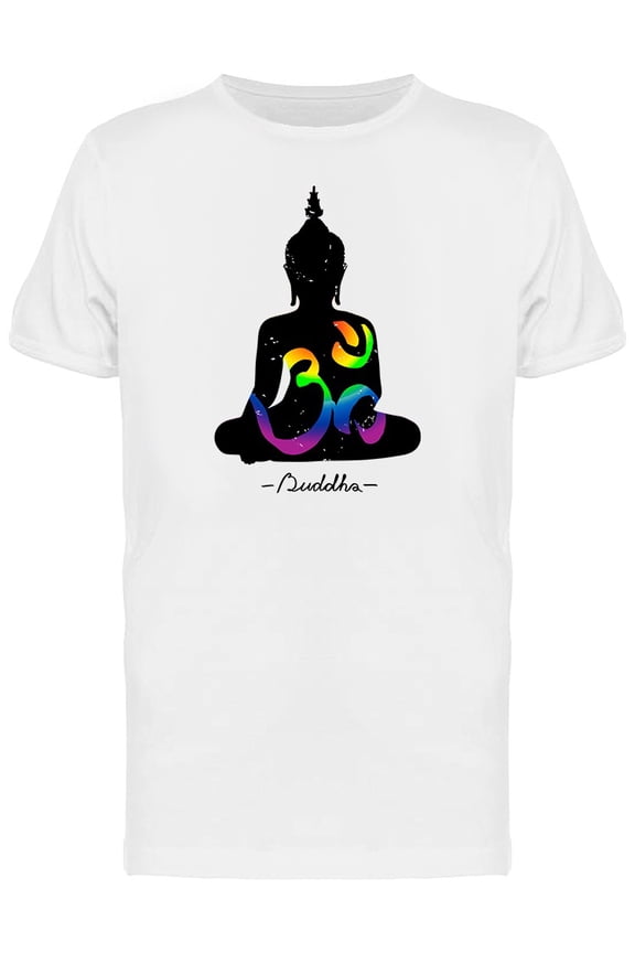 Sitting Buddha With Om Tee Men's -Image by Shutterstock