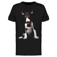 thumbnail image 1 of Sitting Bull Terrier Puppy T-Shirt Men -Image by Shutterstock, Male x-Large, 1 of 2