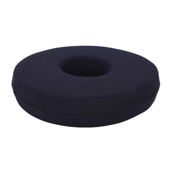 Sitting Cushion Circular Shaped Wheelchair Nursing Bed Sore Pad Sponge Pillow Bed Sore Decubitus Seat Cushion for Bedridden Patient Elderly for Home Office Chair Black 9.8in