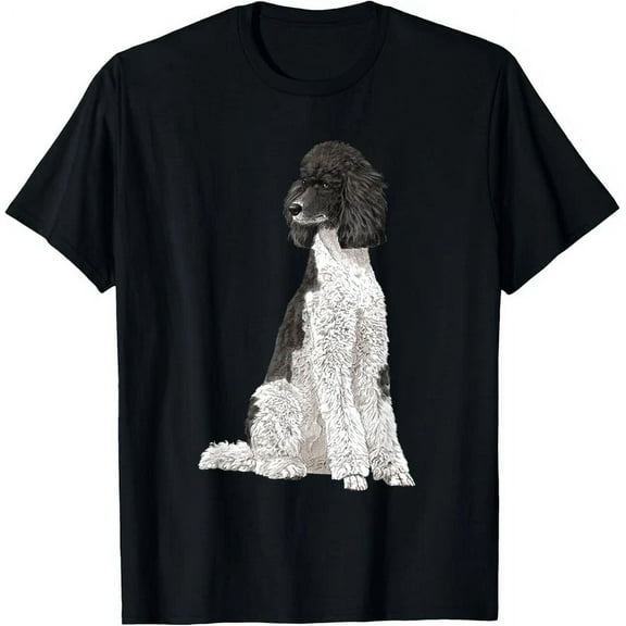 Sitting Dog Poodle T-Shirt Unisex S-5XL Hot Trending Shirt, Vintage Birthday Gift