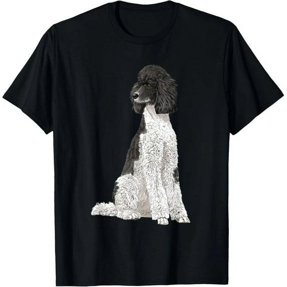 Sitting Dog Poodle T-Shirt Unisex S-5XL Hot Trending Shirt, Vintage Birthday Gift