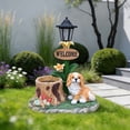 thumbnail image 1 of Sitting Dog Solar Lantern Planter Statue,Garden Statue with Solar Light, Welcome Sign,Dog Outdoor Decor for Patio, Porch and Pathway,Gift for Women Grandma, 1 of 21