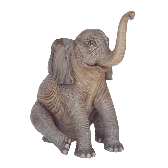 Sitting Elephant Statue