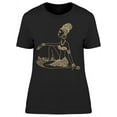 thumbnail image 1 of Sitting Ethnic Style Black Woman T-Shirt Women -Image by Shutterstock, Female x-Large, 1 of 4