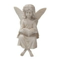 thumbnail image 1 of Sitting Fairy Garden Statue Resin Reading Girl Outdoor Statue Yard Lawn Art Sculptures Home Decor, 1 of 8