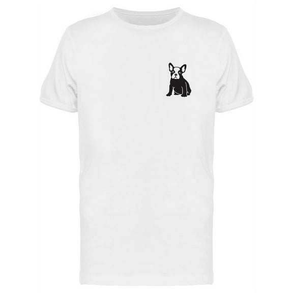 Sitting French Bulldog Icon T-Shirt Men -Image by Shutterstock, Male Small