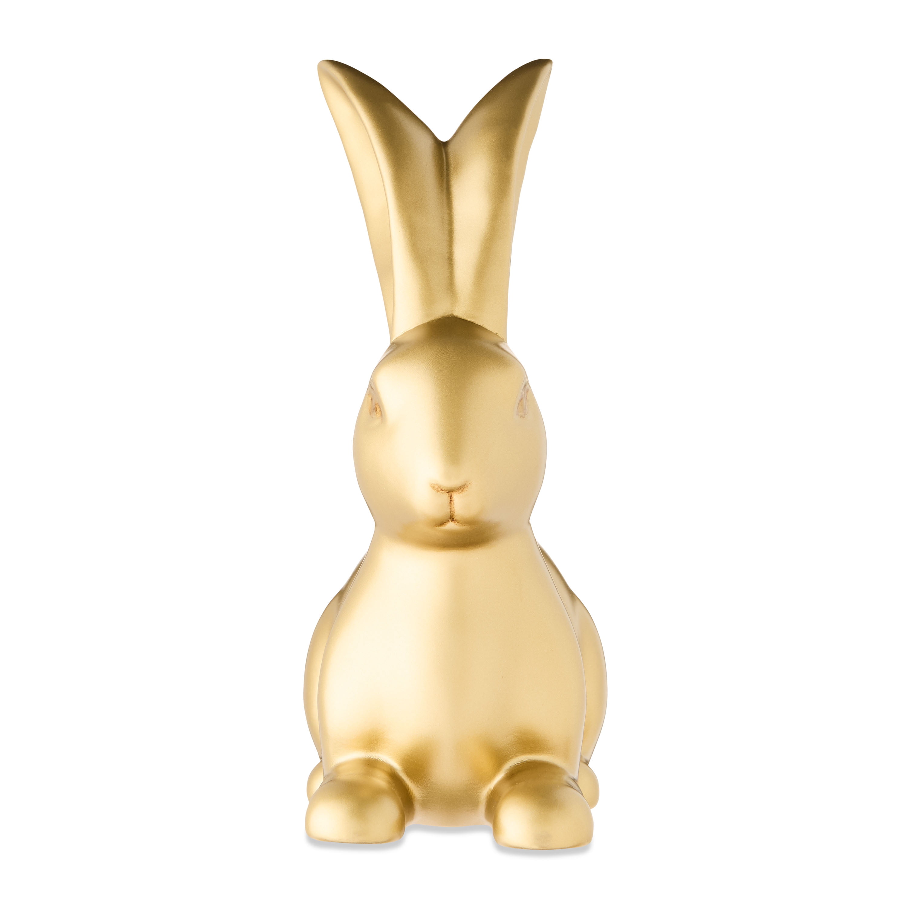 Easter Gold Sitting Bunny Decor, 9 in, by Way To Celebrate