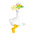 thumbnail image 1 of Sitting Goose Resin Figurine Cute Desk Statue For Computer Car Shelf Home Office Decor, 1 of 9