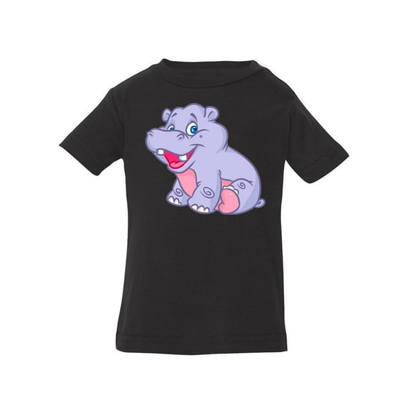 Sitting Hippo T-Shirt Infant -Image by Shutterstock,  12 Months