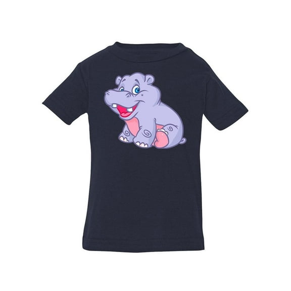 Sitting Hippo T-Shirt Infant -Image by Shutterstock, 6 Months