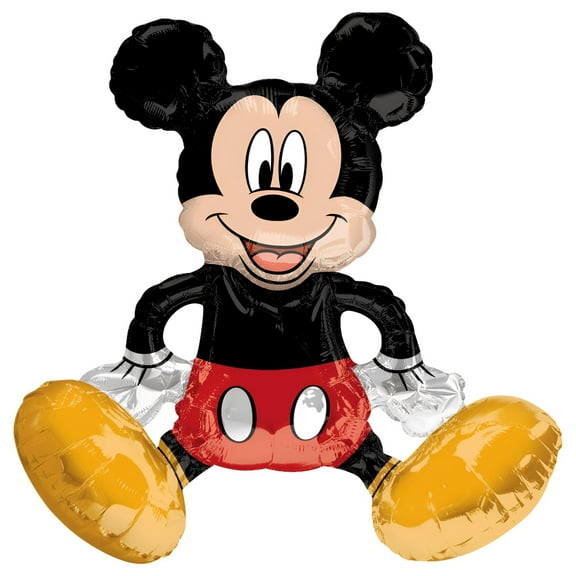 Sitting Mickey Mouse Multi - Balloon Inflate with Air 18" Tall