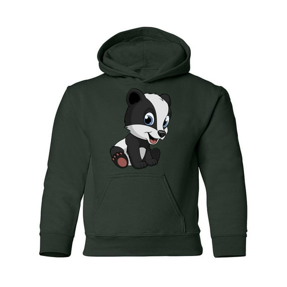 Sitting Panda Hoodie Juniors -Image by Shutterstock,  Small