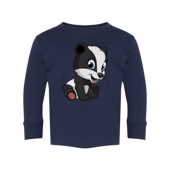 Sitting Panda Long Sleeve Toddler -Image by Shutterstock, 3 Toddler