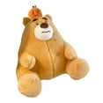 thumbnail image 1 of Sitting Posture Lovely Bear Stuffed Toy Comfortable Hand Feeling Soft Decorative Cute Animal Plush Doll Toy Orange 23cm / 9in, 1 of 5