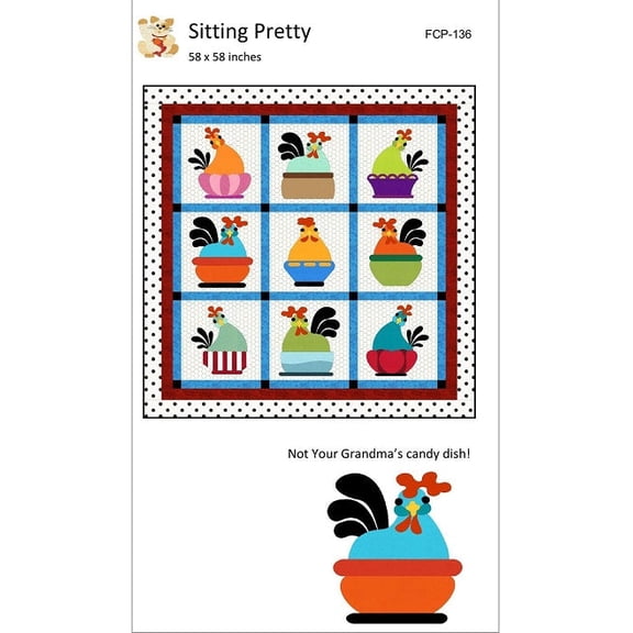 Sitting Pretty Quilt Pattern by Sindy Rodenmayer