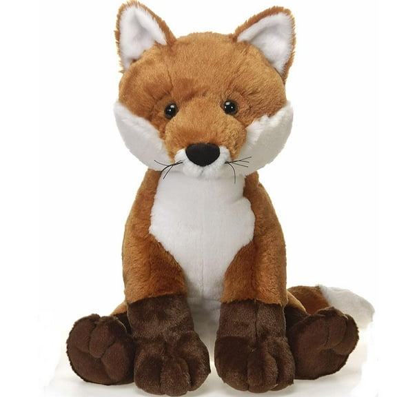 Sitting Red Fox Plush Toy 15.5 inch by Fiesta Soft