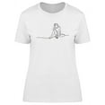 thumbnail image 1 of Sitting Sad Girl T-Shirt Women -Image by Shutterstock, Female x-Large, 1 of 2