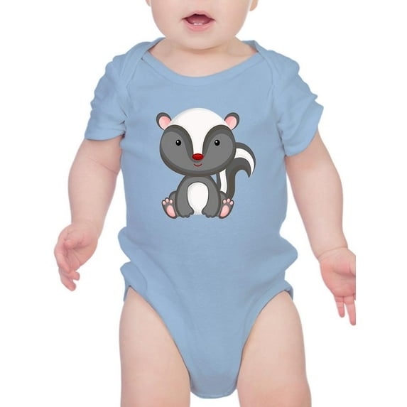 Sitting Skunk Bodysuit Infant -Image by Shutterstock, 6 Months