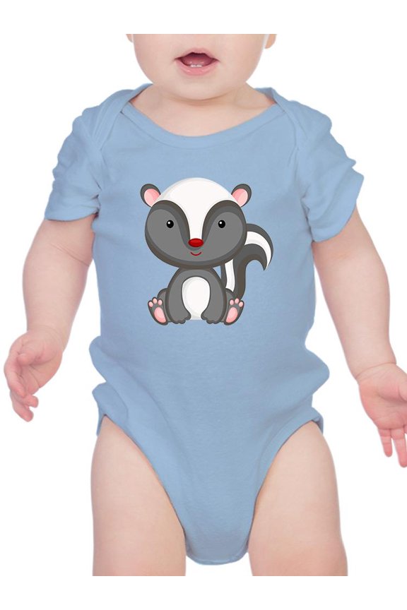 Sitting Skunk Bodysuit Infant -Image by Shutterstock,  Newborn