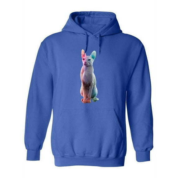 Sitting Sphynx Cat Hoodie Women -SPIdeals Designs, Female 3X-Large
