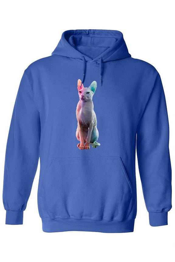 Sitting Sphynx Cat Hoodie Women -SPIdeals Designs, Female Large