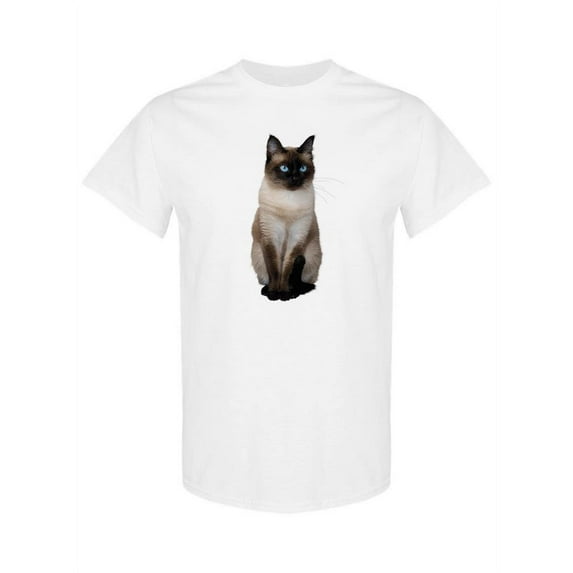 Sitting Thai Cat T-Shirt Men -SPIdeals Designs, Male 4X-Large