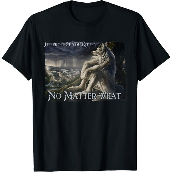 Sitting Wolf Literally Me Werewolf Ripping Meme Alpha Wolf Mens T-Shirt