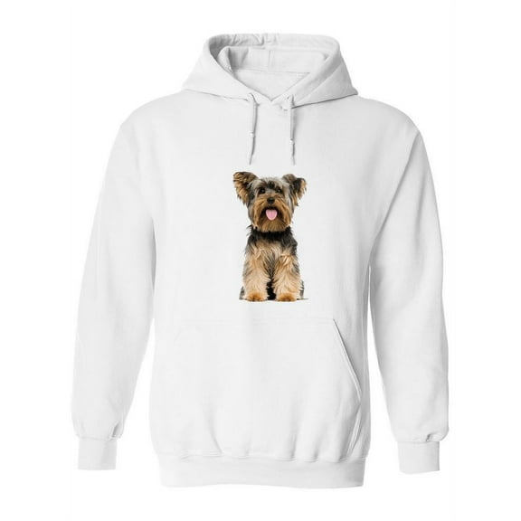 Sitting York Puppy Hoodie Women -SPIdeals Designs, Female 3X-Large