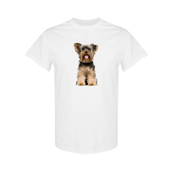Sitting York Puppy T-Shirt Women -SPIdeals Designs, Female Small