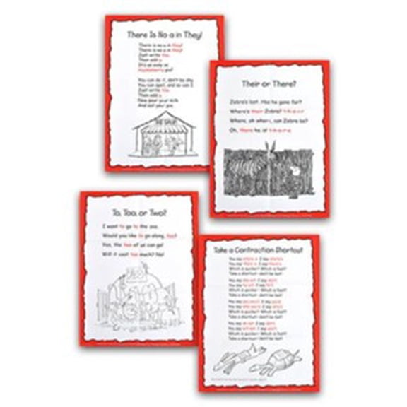Sitton Grade 2 Posters 5-Pack (Homeschool Edition)