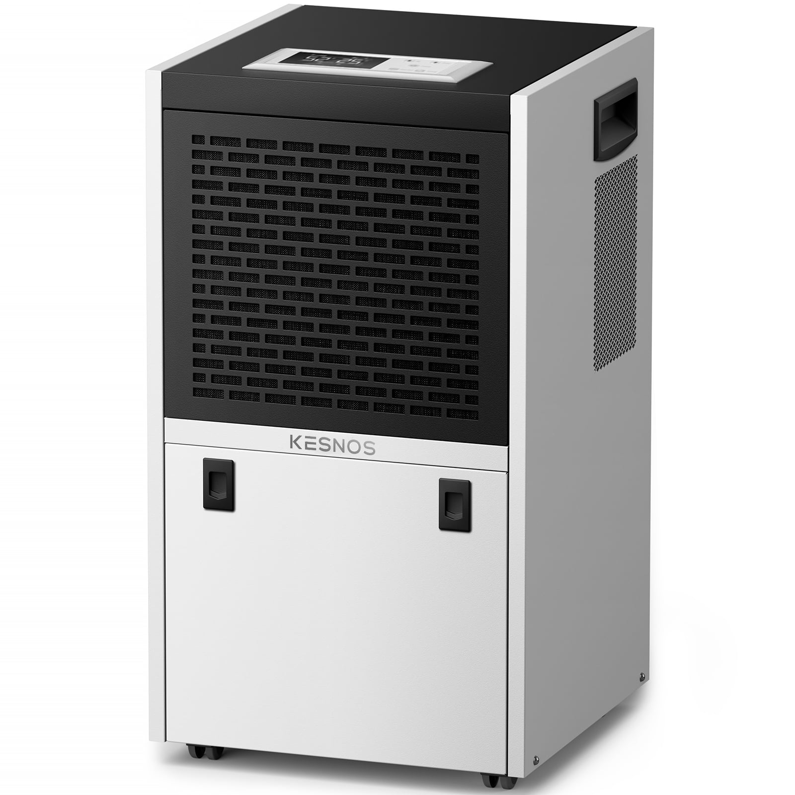 Kesnos 155 pt 7500 sq ft Dehumidifier in White - Auto Shut Off, Auto Restart, 24 Hour Timer