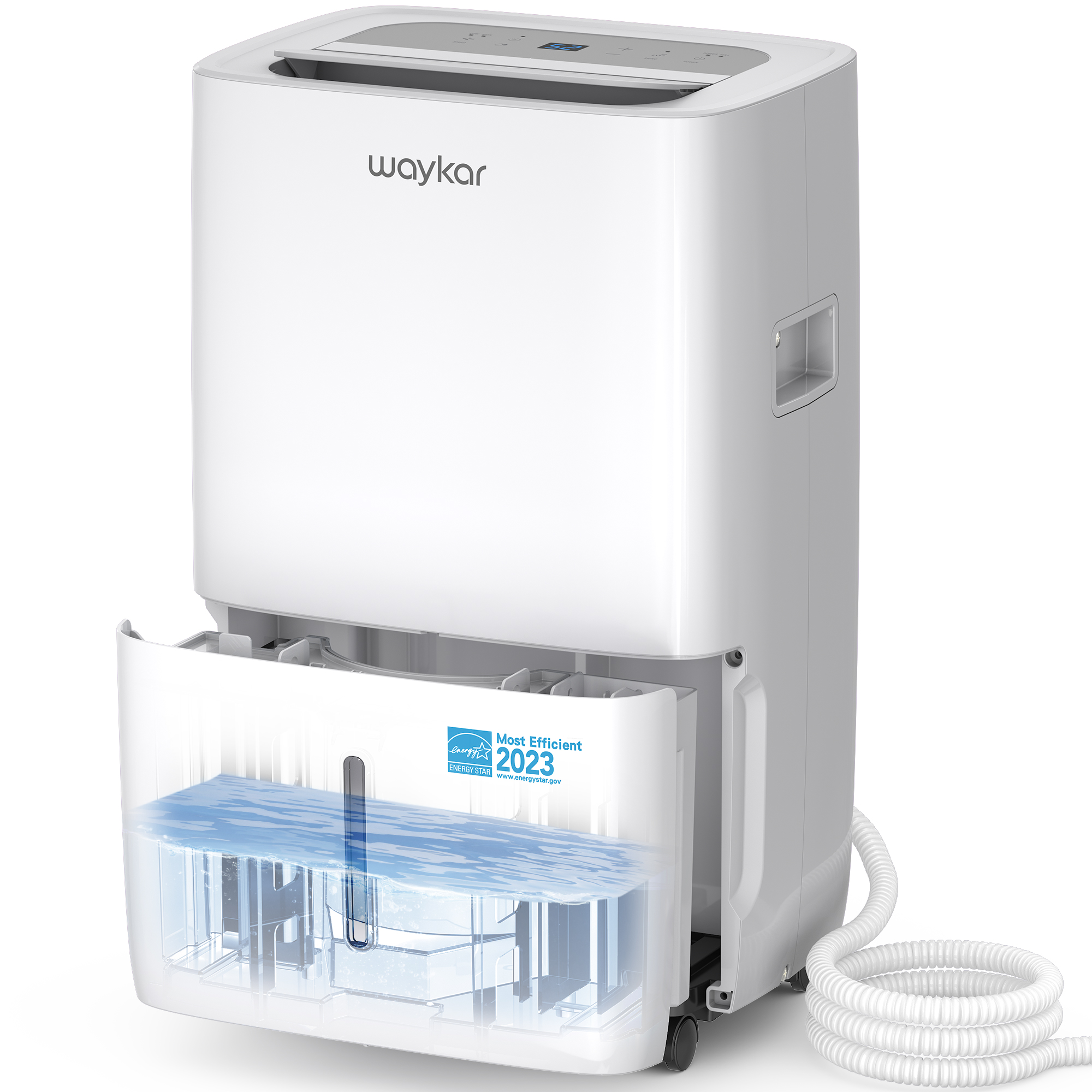AIRCARE 831000 SpaceSaver, White Whole House Evaporative Humidifier