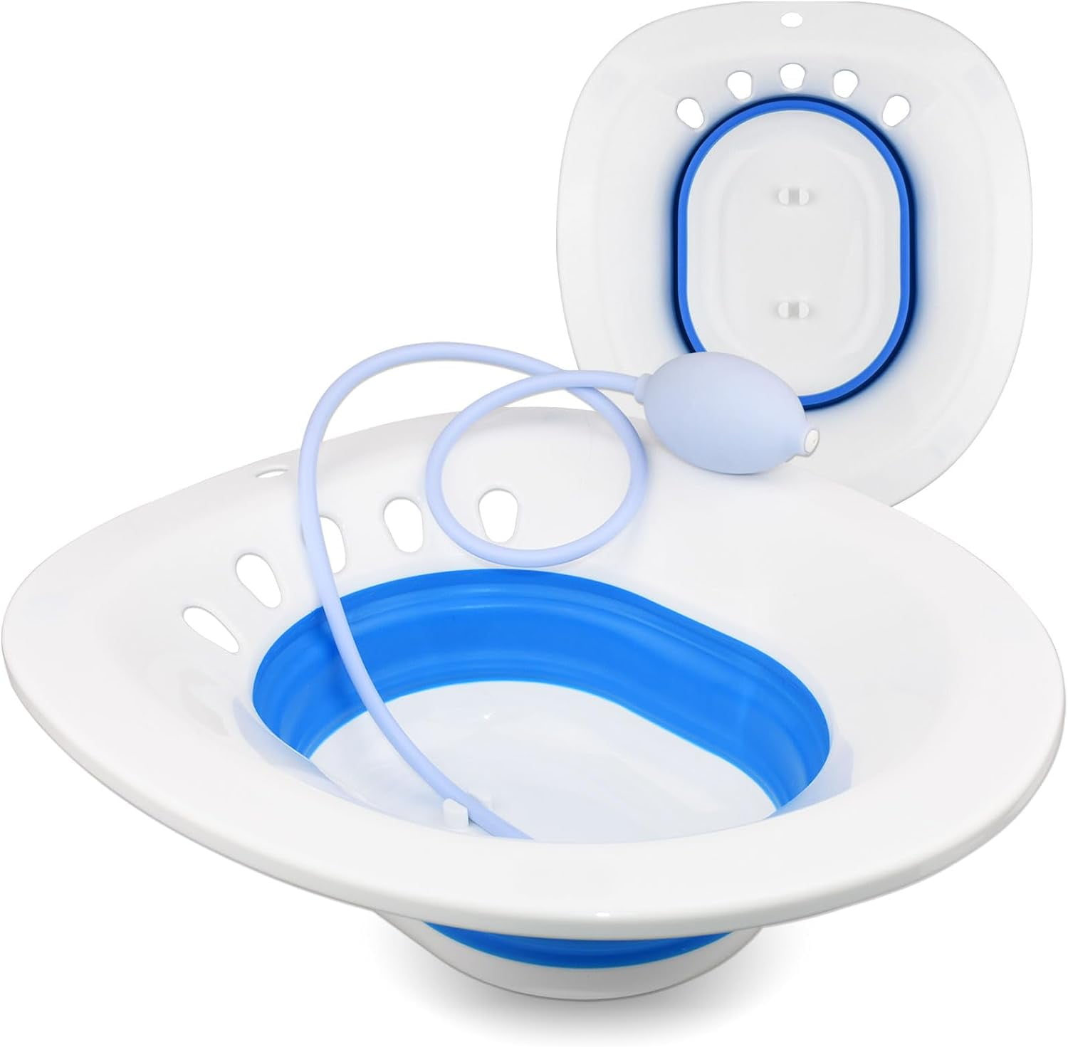 Sitz Bath for Toilet Seat, Foldable Postpartum Care Basin, Sitz Bath