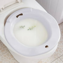 Sitz Bath for Toilet Seat Hemorrhoids and Postpartum Care,High Temperature Resistance Comfortable Sitting Bath Tub,Ideal For Elderly And Disabled, Avoid Overflow.
