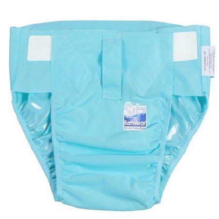 Sitz Bath Wrap-On Brief - Easy Wear! Postpartum, Cramps, Prostate- Wearable Soaking Garment; For Shower, On Toilet, or Bath Chair. Available in Seaspray or Light Pink.